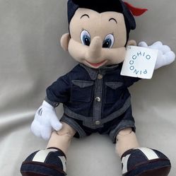New rare vintage storytelling toys Pinocchio plush