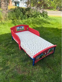 Mickey Mouse toddler bed