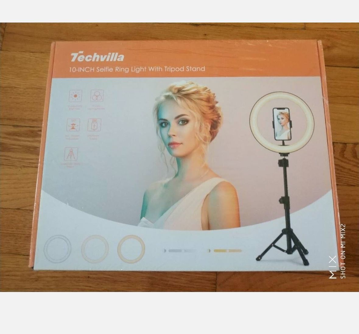 Techvilla 10 Inch Selfie Ring Light With Tripod Stand