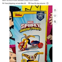 Spider Man Kids Bike