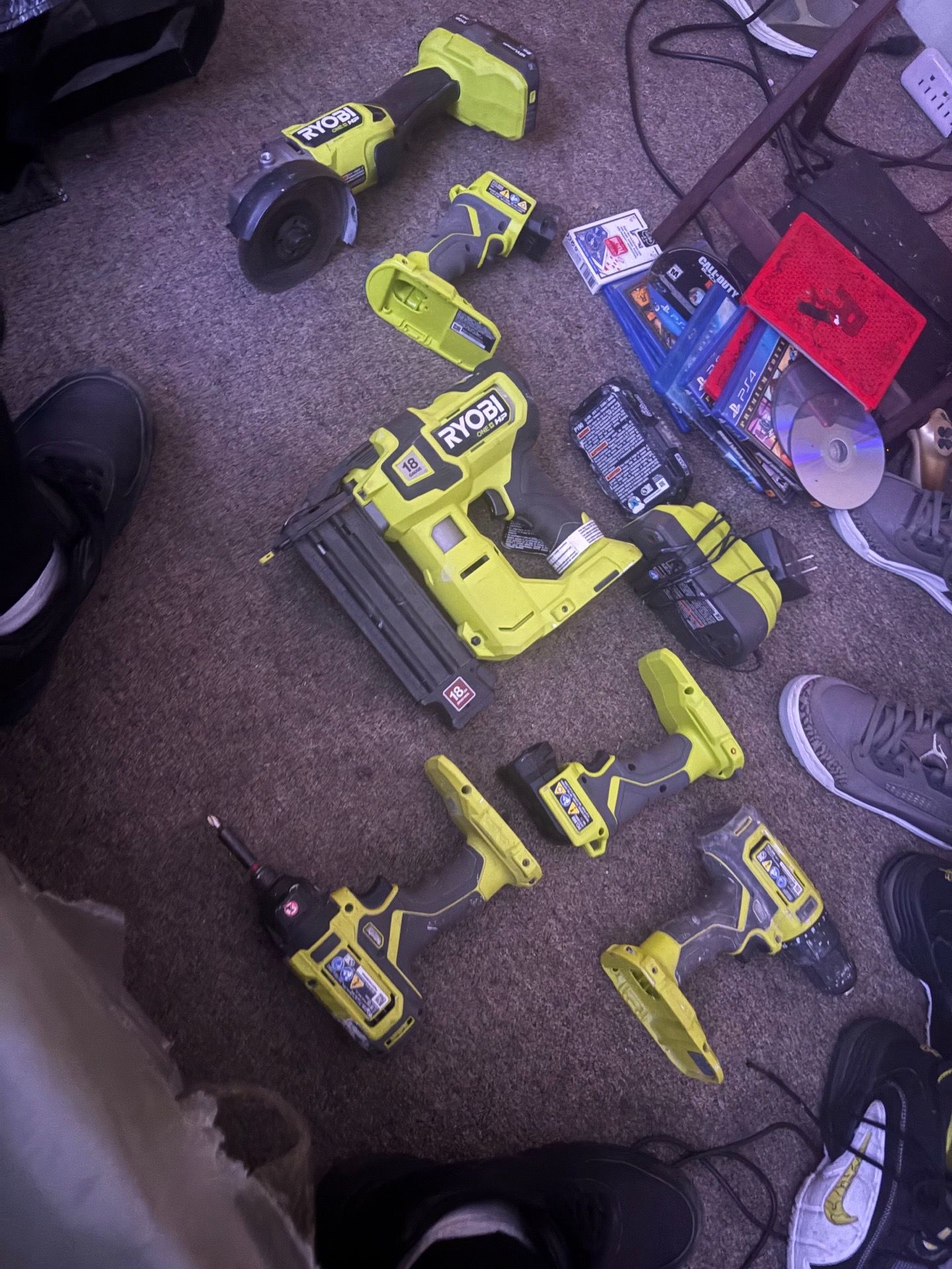 Royobi mixed power tools