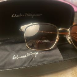 NEW— Salvatore Ferragamo Sunglasses with accessories