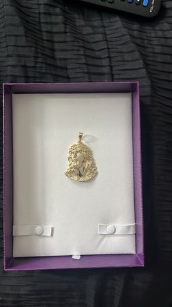 14k Jesus pendant