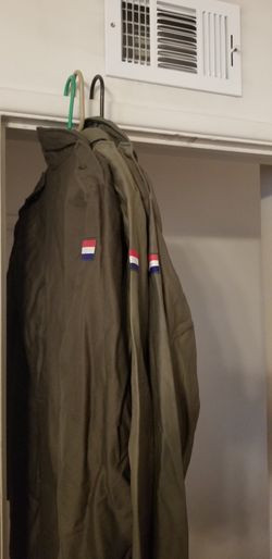 Vintage Dutch Netherlands Flag Army Jacket rotkopf