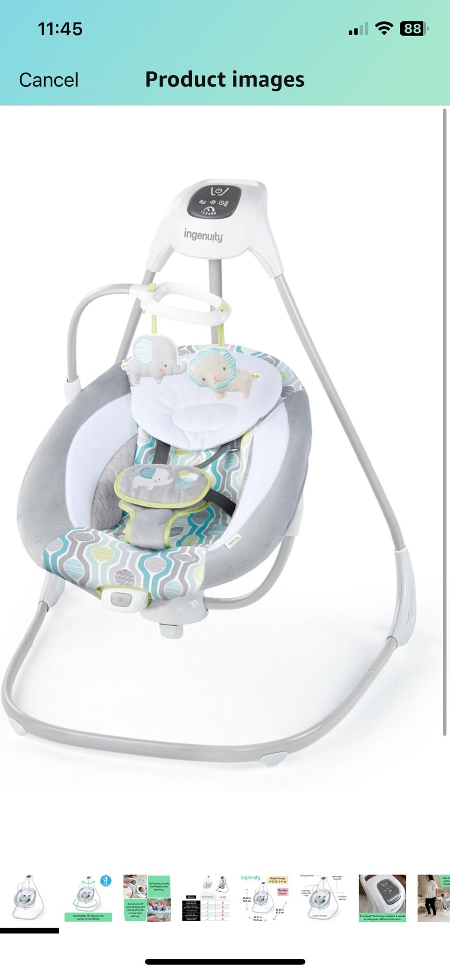 Ingenuity Baby Swing – Everston Design