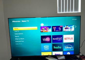 Hisense 65” Roku  tv