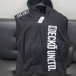 Large Ecko Hoodie Sleevless Shirt