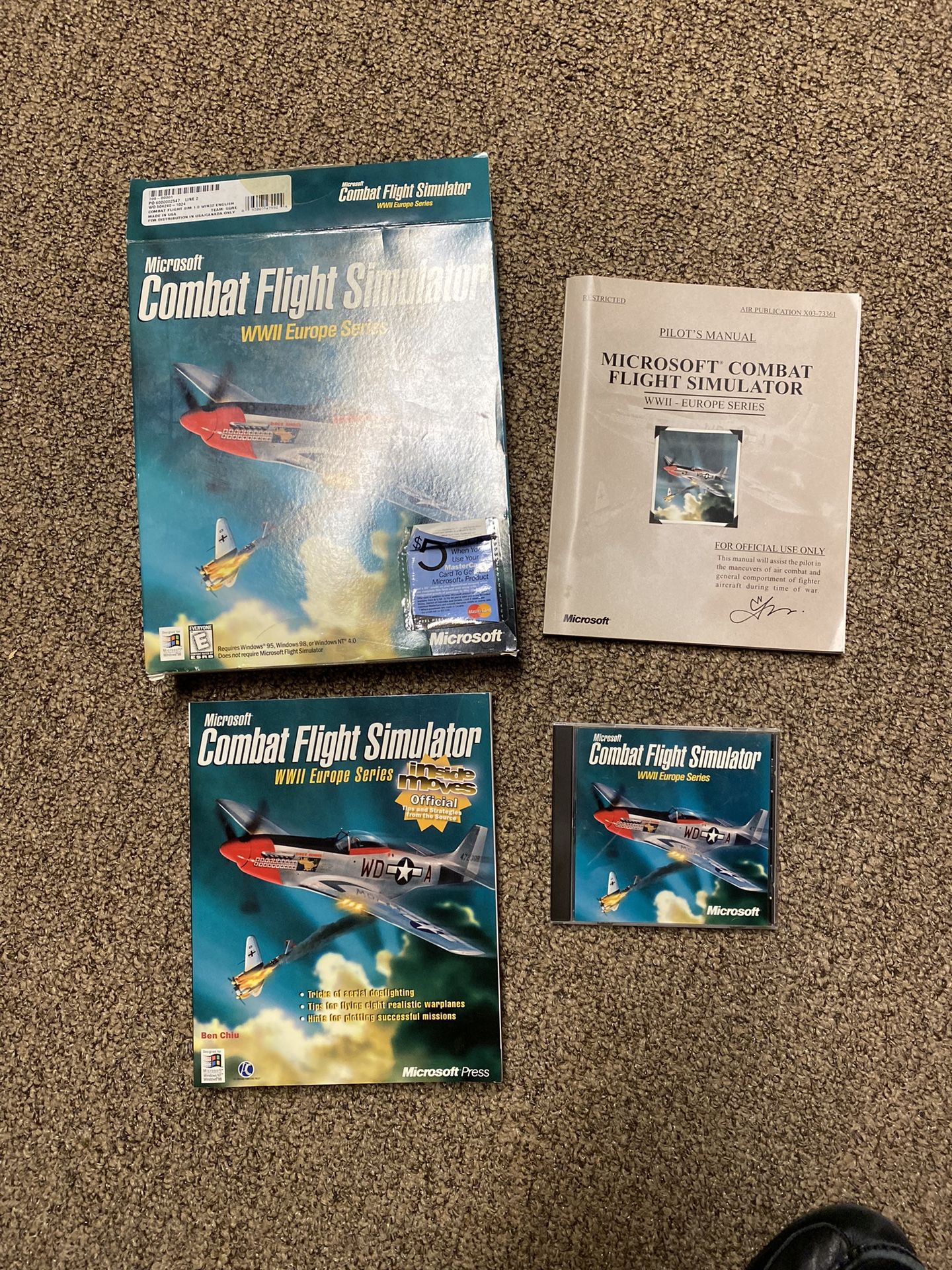 Combat Flight Simulator Microsoft 98