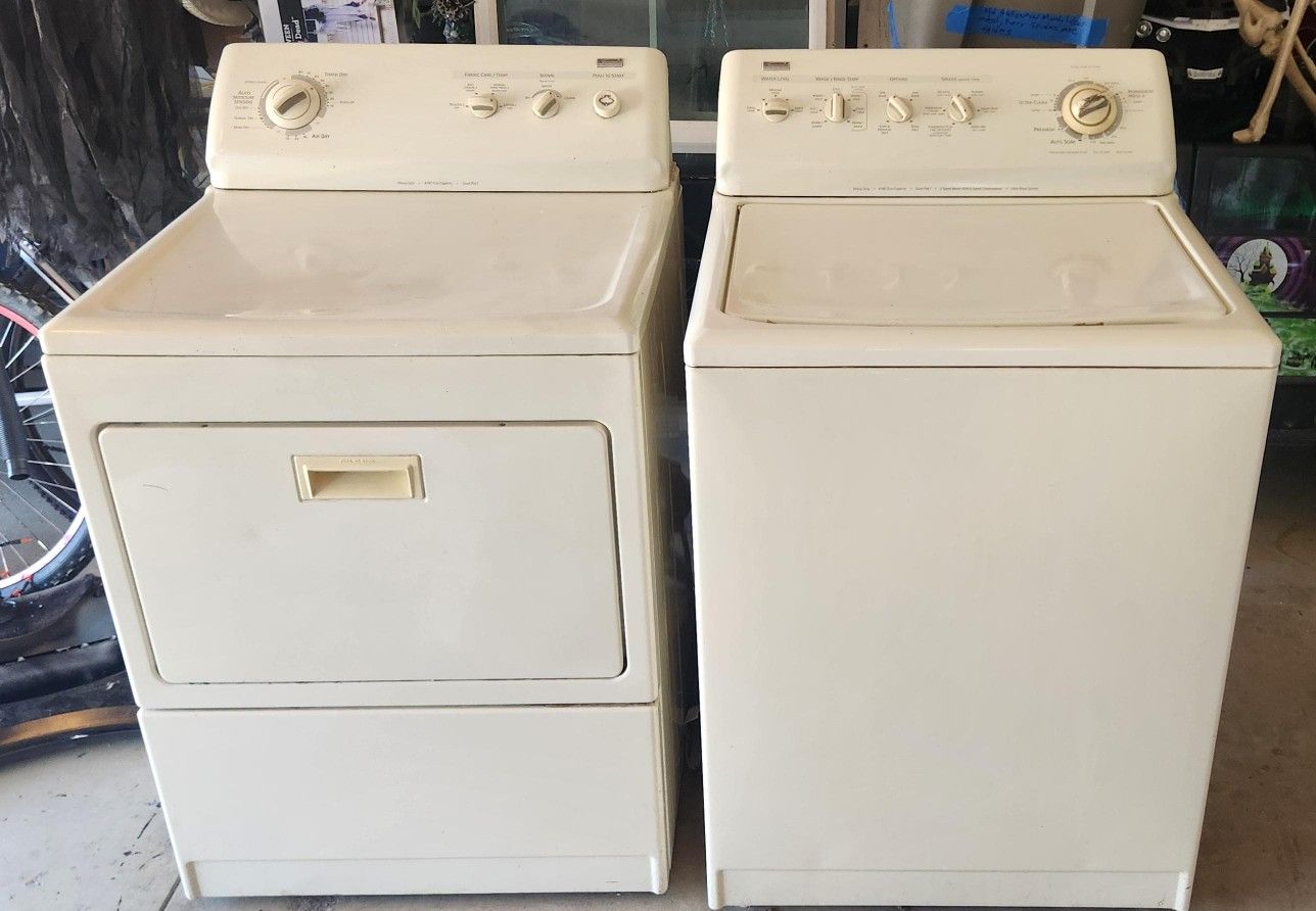 Washer And Gas Dryer Set Normal Wear Kenmore Elite
