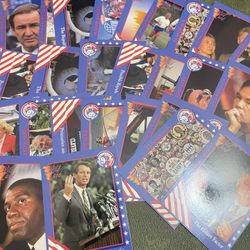 lot of 31 wild card decision ‘92 cards-Bush-Kennedy