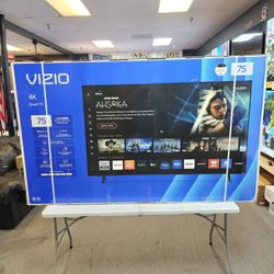 VIZIO 75 INCH UHD TV'S IN STOCK V4K75M0804 DOLBY VISION AIR PLAY W/WARRANTY - PAYMENT OPTIONS