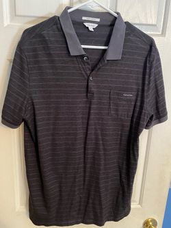Calvin Klein Liquid Cotton Striped Polo Shirt