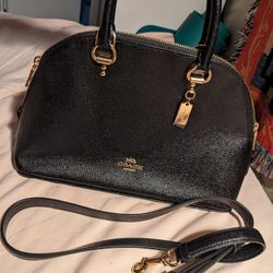 Coach Black Purse, New With Tag