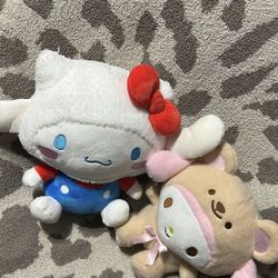 HELLO KITTY PLUSHIES