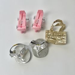 Build A Bear Accessories Bundle - Skates, Sandals, Purse