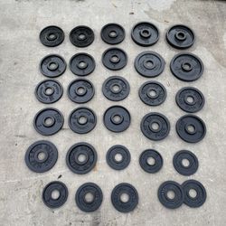 Olympic 2” weightlifting 🏋️ plates ($1 a pound)