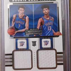 Chet Holmgren and Ousmane Dieng Dual Rookie Patch