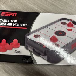 NWT ESPN Tabletop Mini Air Hockey