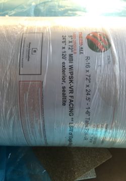 Therm.all insulation 5”thick by 72” long by 3’foot wide