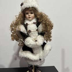 Vintage French Porcelain Doll