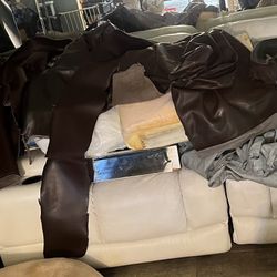 Natuzzi Brown Leather Material