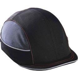 Ergodyne Safety Bump Cap, Baseball Hat Style, Comfortable Head Protection, Micro Brim, Skullerz 8950,Black, Factory