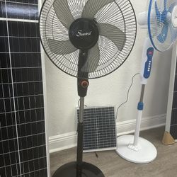 New Rechargeable Solar Fans! ☀️ Delivery Available 