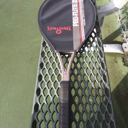 1980s Spalding Graphite Mid Sized Tennis Racket. Excellent.