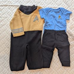Star Trek Baby Halloween Costumes 0-3 Mon