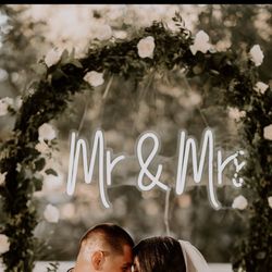 Mr And Mrs Neon Sign 