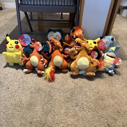 Vintage Pokemon stuffed animals