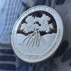 US Silver .999 Fine Proof Quarter US Virgin Islands