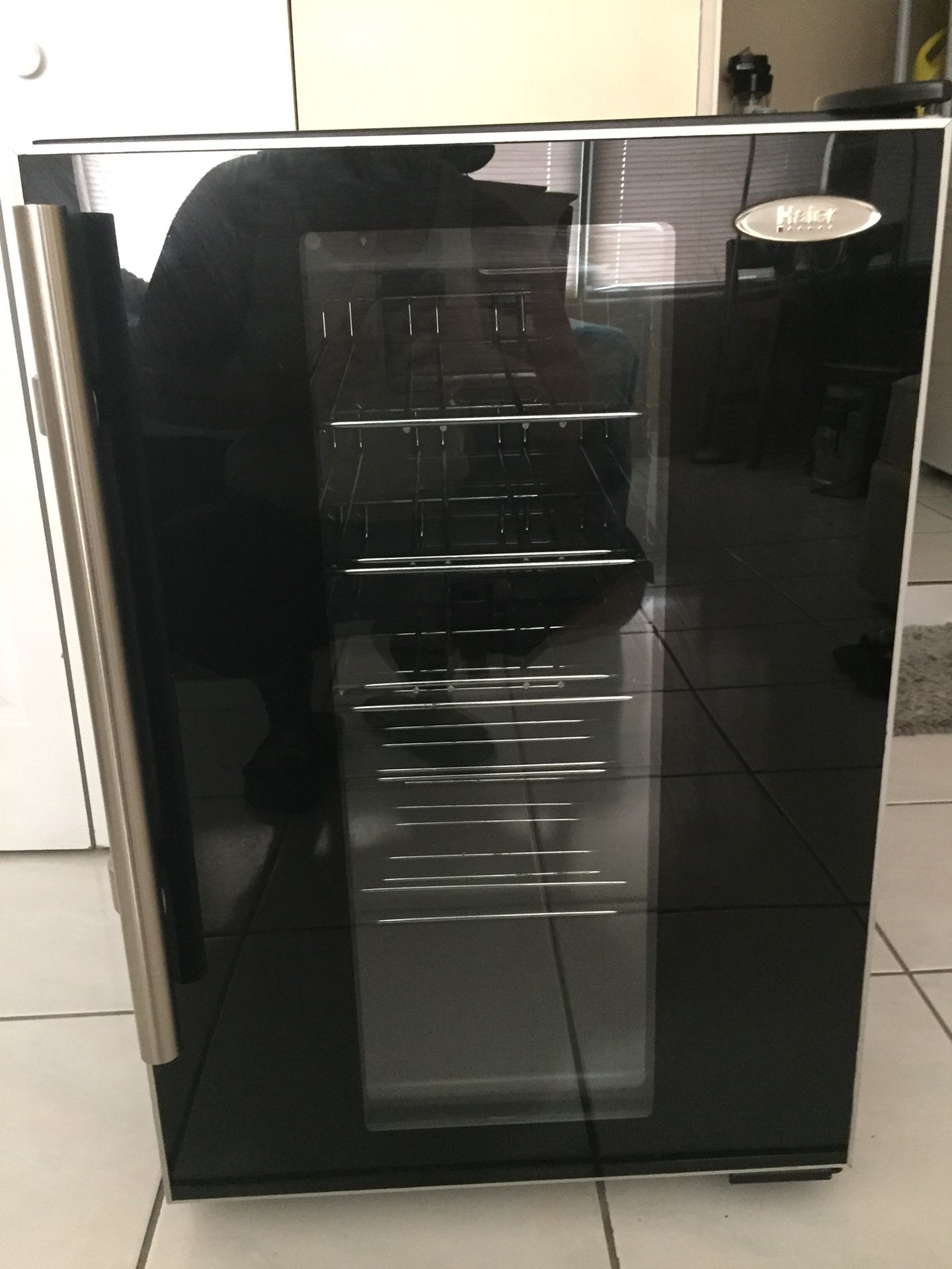 HAIER 24 BOTTLE WINE CELLAR HVD024E AT COMPACTAPPLIANCE 24 BOTTLE WINE COOLER