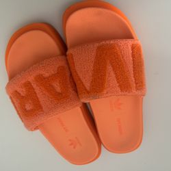 Adidas orange slides