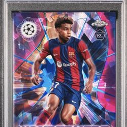 Lamine Yamal Rookie Saphire Psa 10