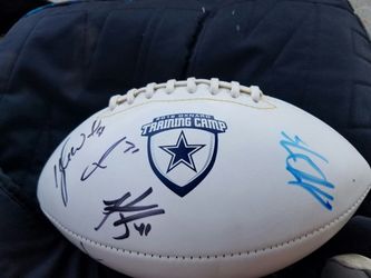 Football sign by 6 people (sold)