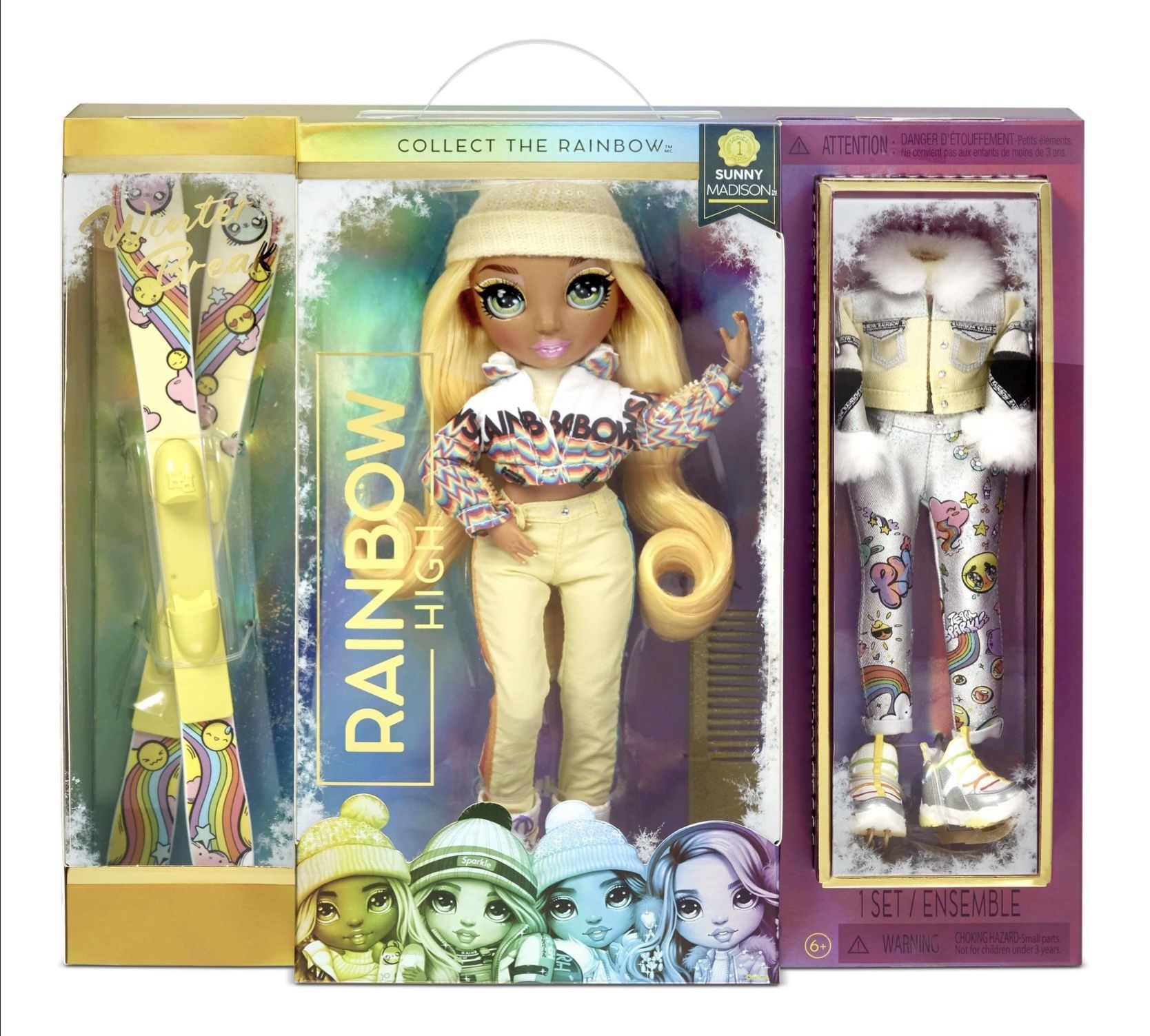 New RAINBOW HIGH Sunny Madison 11” Fashion Doll