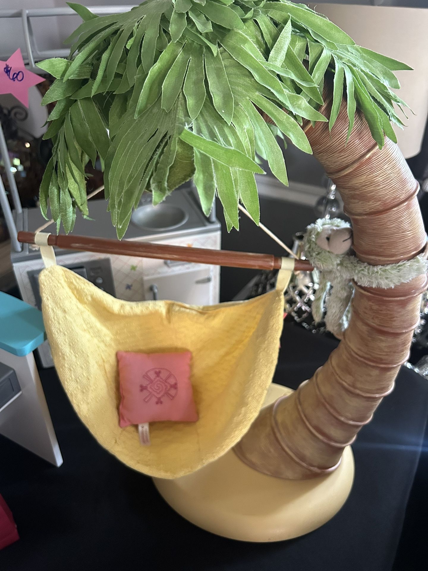 American Girl Palm Tree And Hammock.