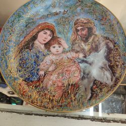 LARGE PLATE THE flight INTO EGYPT