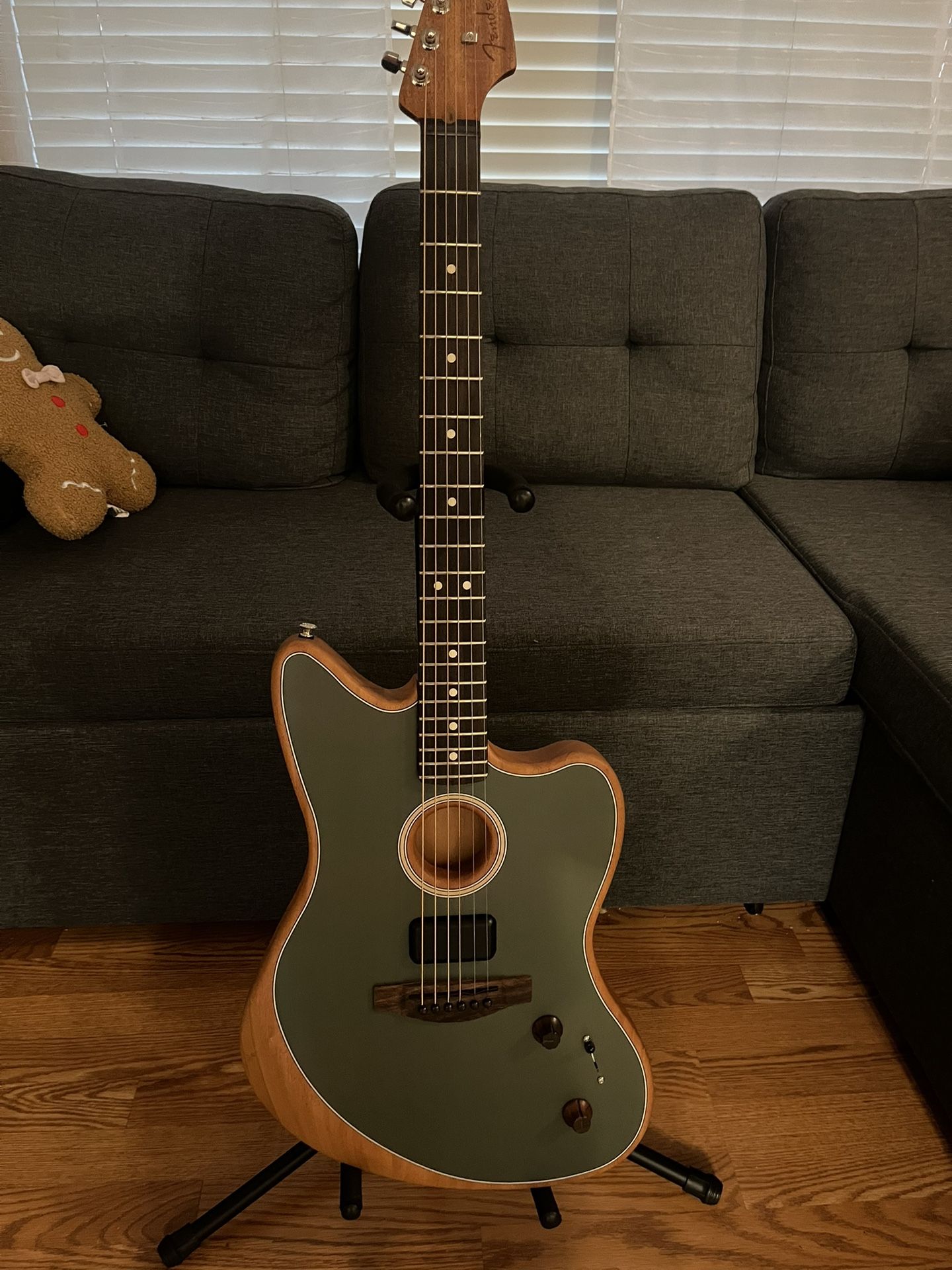Fender Player Acoustasonic Jazzmaster - Olive Green