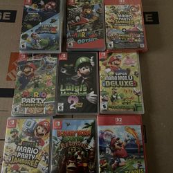Mario games for Nintendo switch New still in plastic Sealed…60 Each Or Best Offer