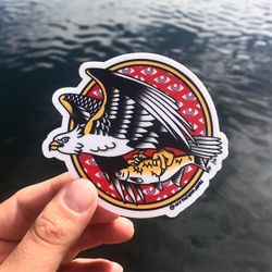 Fly fishing sticker decal