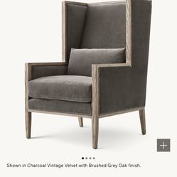 Restoration hardware French Contemporary Wingback Chairs 