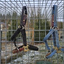 Two Horse Halters - For Weanling or Large Pony