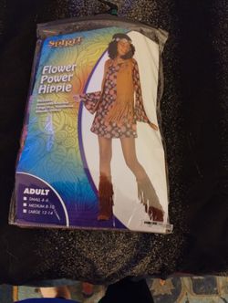 Women's Large Hippie Costume 