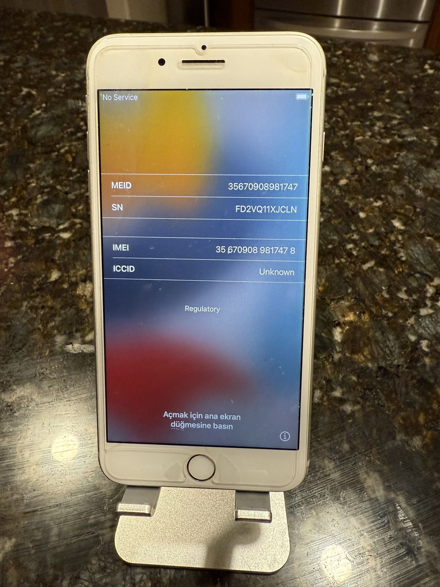 256gb Apple iPhone Plus black unlocked for any carrier in - Main Image