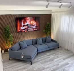 Sectional ! Free Delivery ! Couch Sofa Blue City Furniture