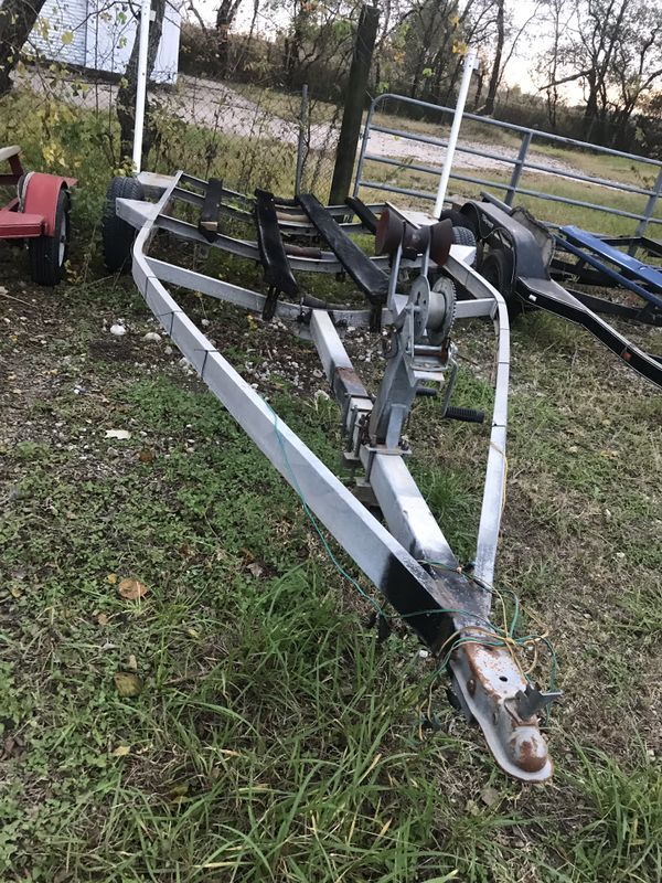1517ft Galvanized single axle boat trailer for Sale in Alvin, TX OfferUp