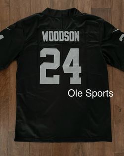 Woodson Raiders Black Throwback men Jerseu