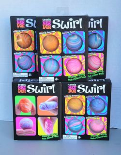 Teenie NeeDoh Swirl Squishy Balls 4 Pack $15 Each